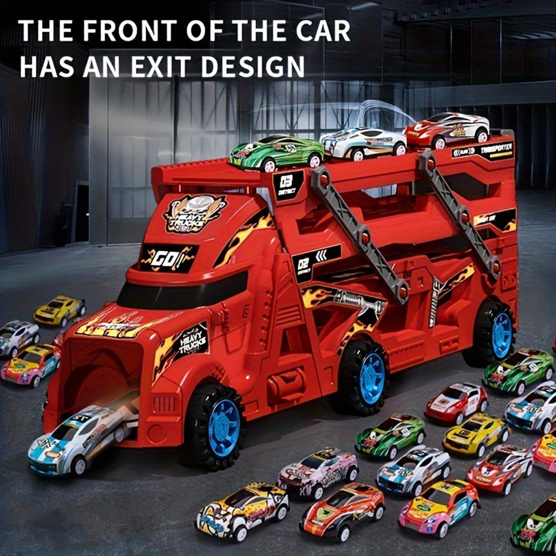 US Local Energy-releasing Deformation Catapult Toy Car Set