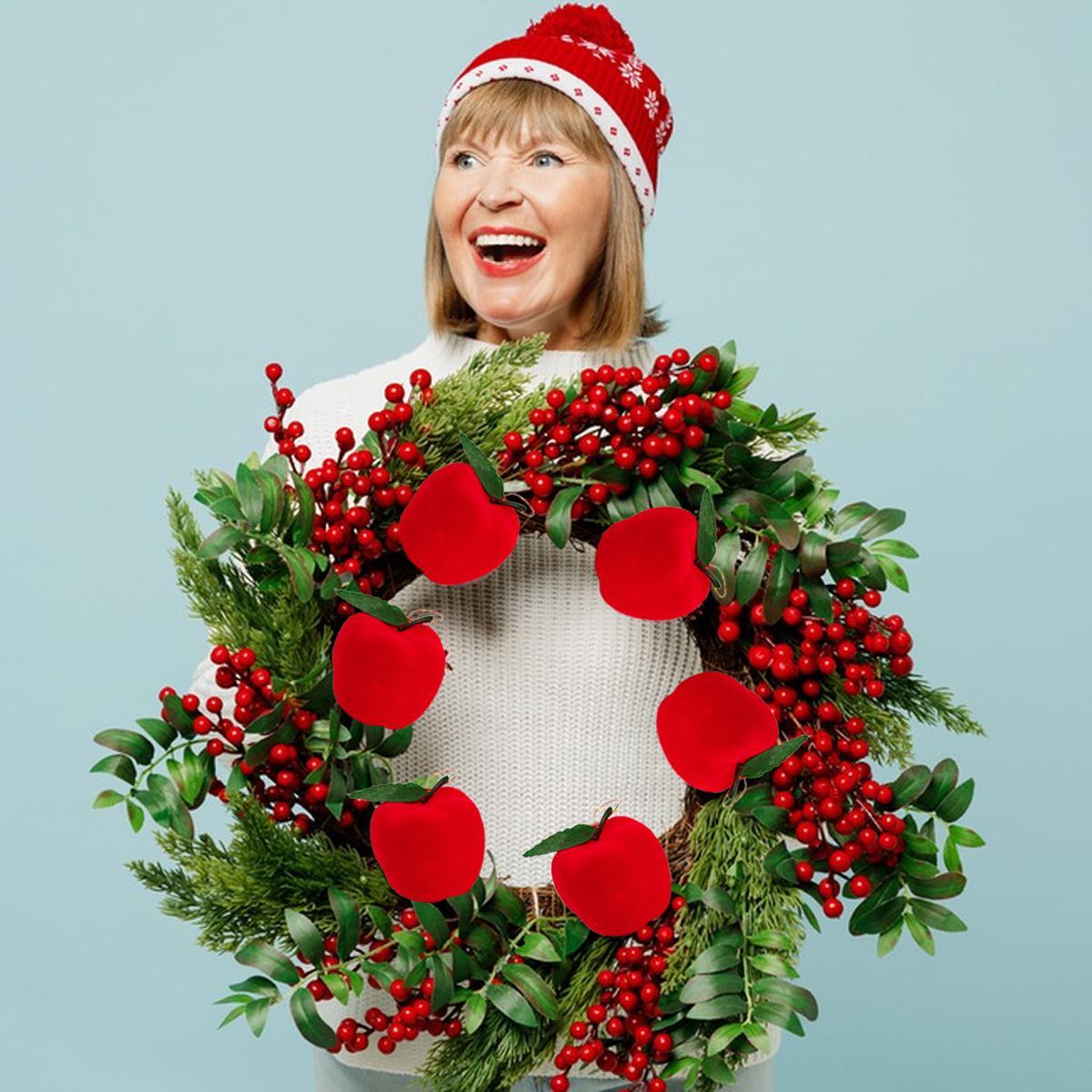 US Local Party Christmas Red 5.5cm Christmas Tree Ornaments