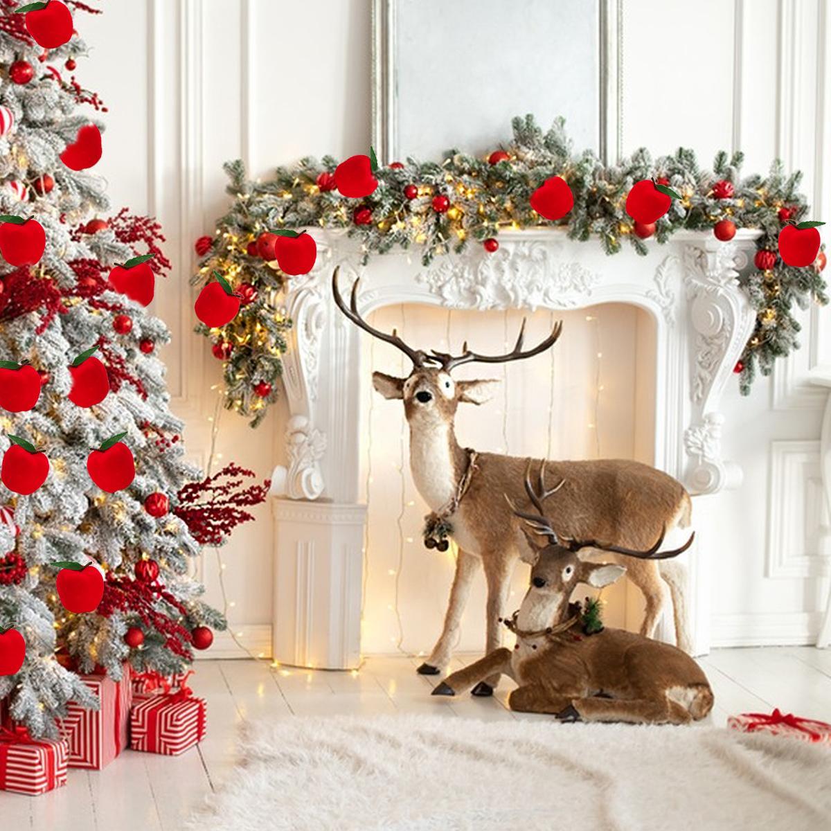 US Local Party Christmas Red 5.5cm Christmas Tree Ornaments