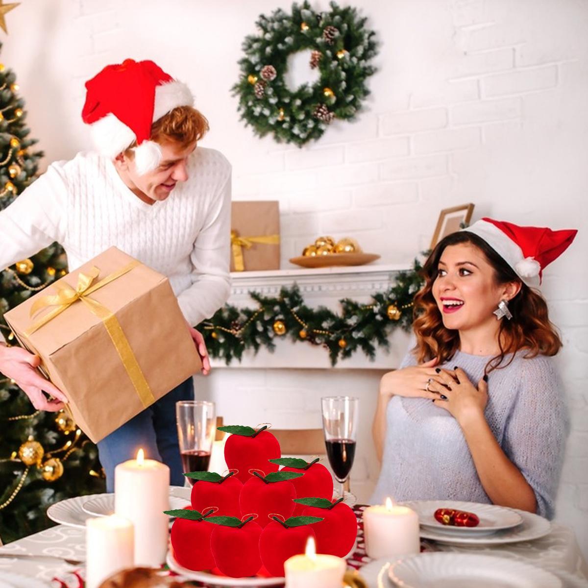 US Local Party Christmas Red 5.5cm Christmas Tree Ornaments