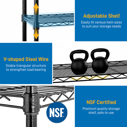 US Local Combination Metal Household Shelves