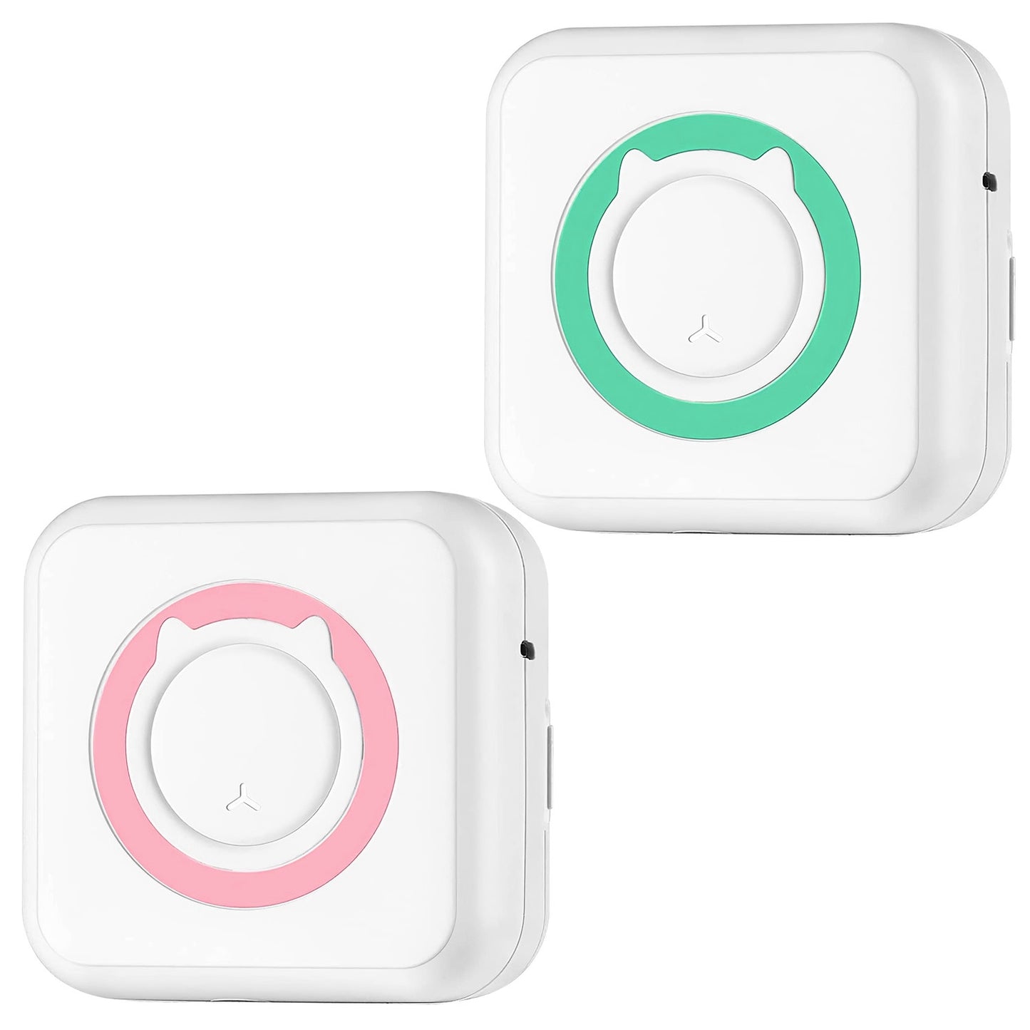 US Local Mini Printer - Printer Paper 'Options' -- Pocket Wireless Thermal Printer Portable Mini Sticker Maker Machine Rechargeable Inkless Photo Printer For Printing Label Journal Study Notes Memo Photos