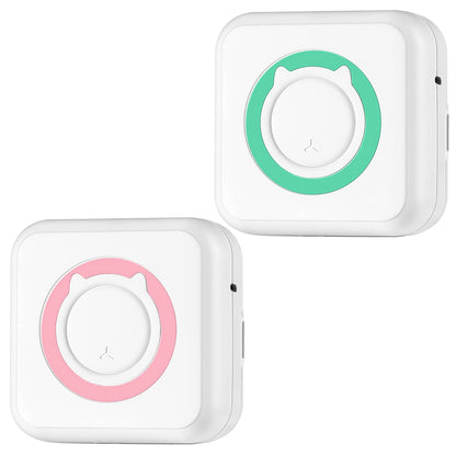 US Local Mini Printer - Printer Paper 'Options' -- Pocket Wireless Thermal Printer Portable Mini Sticker Maker Machine Rechargeable Inkless Photo Printer For Printing Label Journal Study Notes Memo Photos