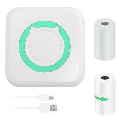 US Local Mini Printer - Printer Paper 'Options' -- Pocket Wireless Thermal Printer Portable Mini Sticker Maker Machine Rechargeable Inkless Photo Printer For Printing Label Journal Study Notes Memo Photos