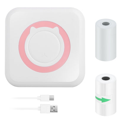 US Local Mini Printer - Printer Paper 'Options' -- Pocket Wireless Thermal Printer Portable Mini Sticker Maker Machine Rechargeable Inkless Photo Printer For Printing Label Journal Study Notes Memo Photos