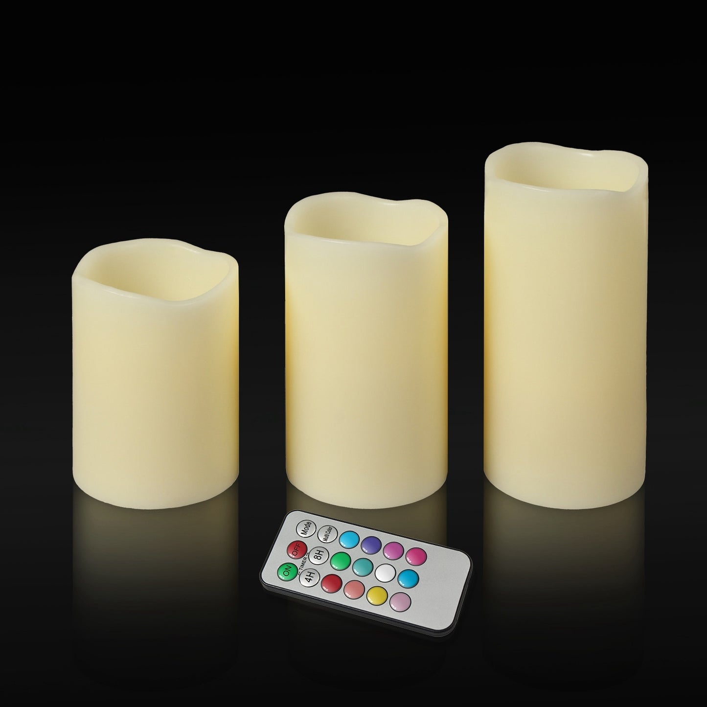 US Local 6Pc Flameless Candles Votive Candles Wireless Battery Operated LED Flickering Candles With Remote Control Timer