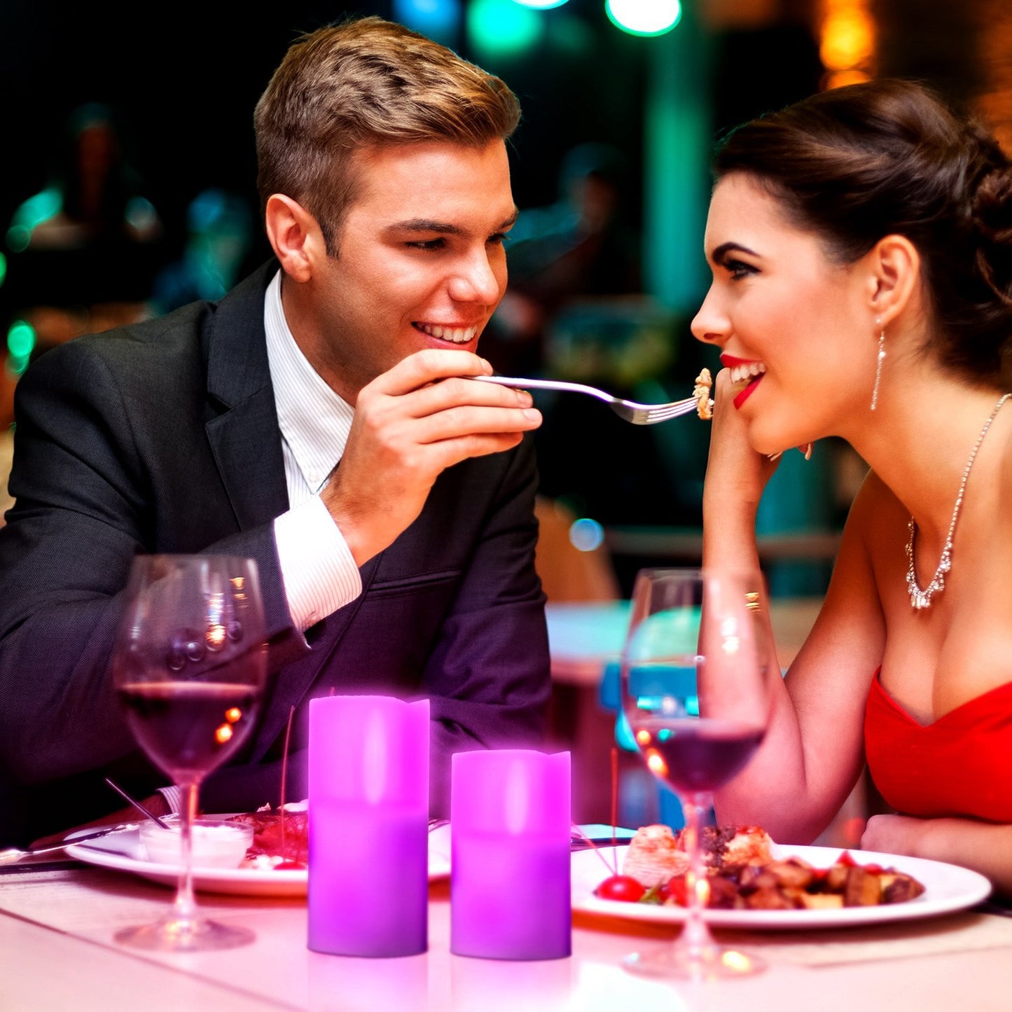 US Local 6Pc Flameless Candles Votive Candles Wireless Battery Operated LED Flickering Candles With Remote Control Timer