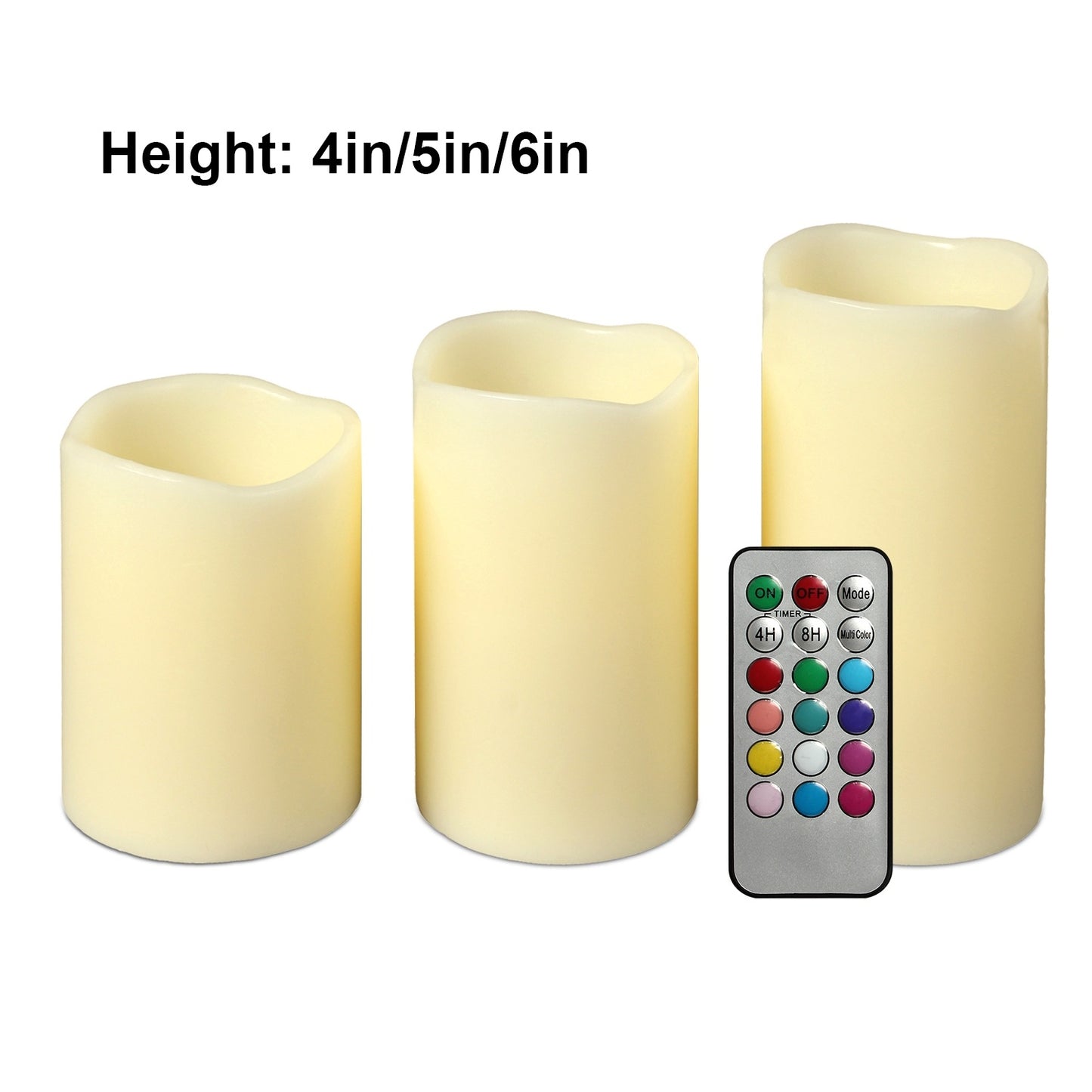 US Local 6Pc Flameless Candles Votive Candles Wireless Battery Operated LED Flickering Candles With Remote Control Timer