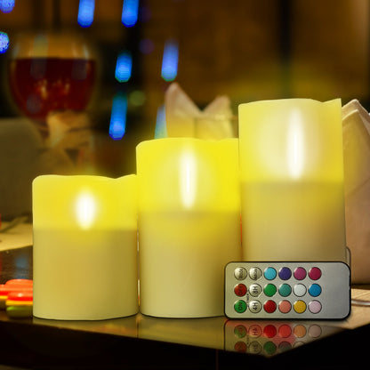 US Local 6Pc Flameless Candles Votive Candles Wireless Battery Operated LED Flickering Candles With Remote Control Timer