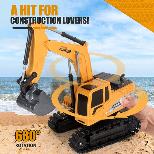 US Local Remote Control Excavator, RC Excavator, Truck Construction Vehicle, Boys' Toys, Children's Gifts, Logistics Randomly Send UPS, USPS