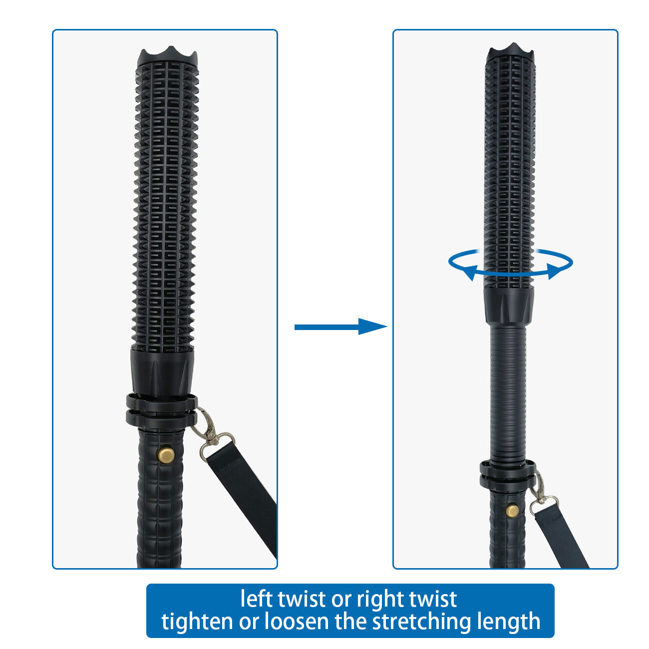 US Local Baseball LED Flashlight Zoom Rechargeable Torch Spotlight Emergency Security Work Light 3 Lighting Modes 3500000LM