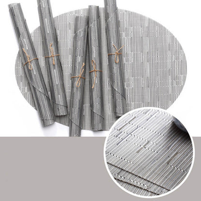 Teslin bamboo pattern western placemat