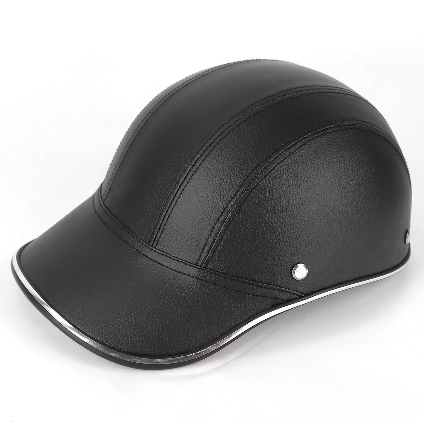 US Local 1 Pc Safety Bicycle Helmet Adjustable Windproof Bike Helmet Sunshade Baseball Cap Anti-UV Cycling Motorcycle Hat Leather Helmet