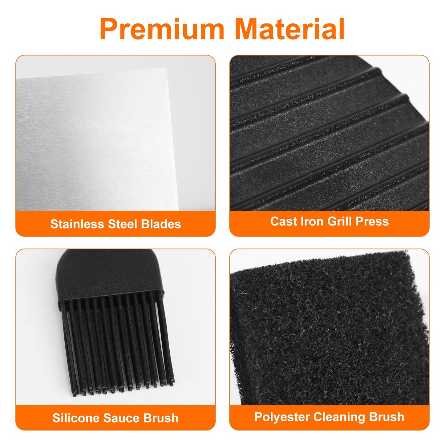 31Pcs Griddle Accessories Kit Flat Top Grill Accessories For Camp Chef With Spatulas Griddle Press Basting Cover Spice Shakers Vegetable Forks Steel Sticks Egg Rings Storage Bag