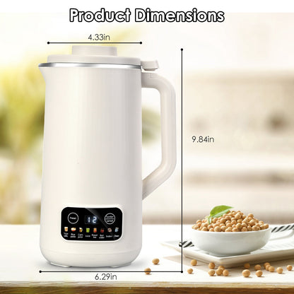 US Local 1Pc 27OZ Nut Milk Maker With 12Hours Delay Function Self-Cleaning Keep Warm Automatic Soy Milk Maker Machine For Homemade Soya Milk Rice Paste Juice Corn Juice Flower Tea Boil Water