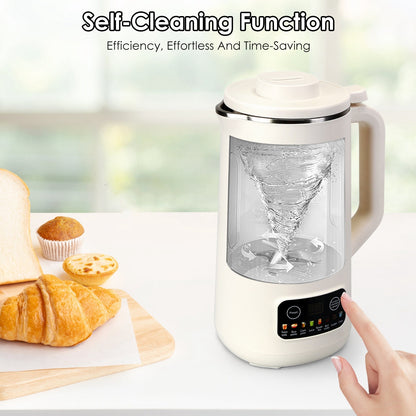 US Local 1Pc 27OZ Nut Milk Maker With 12Hours Delay Function Self-Cleaning Keep Warm Automatic Soy Milk Maker Machine For Homemade Soya Milk Rice Paste Juice Corn Juice Flower Tea Boil Water