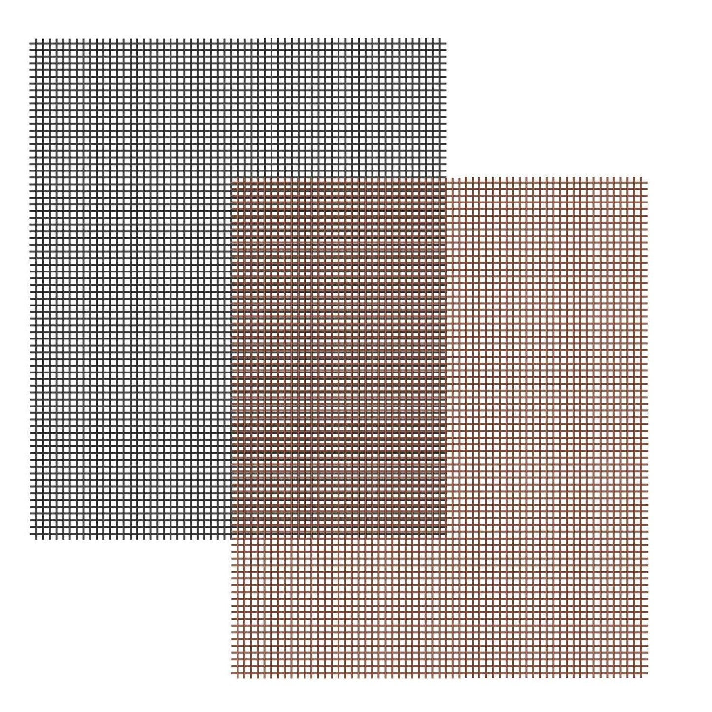 US Local 1Pc BBQ Grill Mat Non-Stick Mesh Mat Baking Sheet Liner Reusable Reversible Washable For Outdoor Gas Charcoal