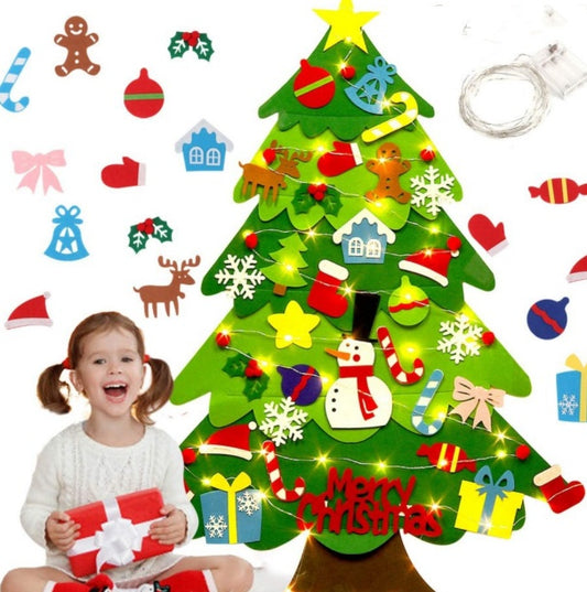 US Local Felt cloth to decorate the Christmas tree