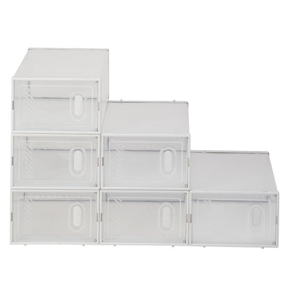 US Local 6pcs White Shoe Box Plastic Mesh