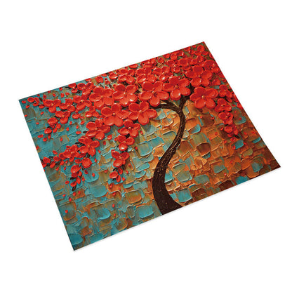 Retro tree pattern placemat
