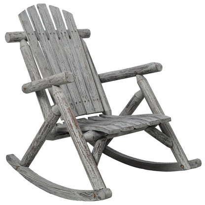 US Local Wooden Porch Rocking Chair, Durable Wooden Porch Rocking Chair, Cedar Rocking Chair