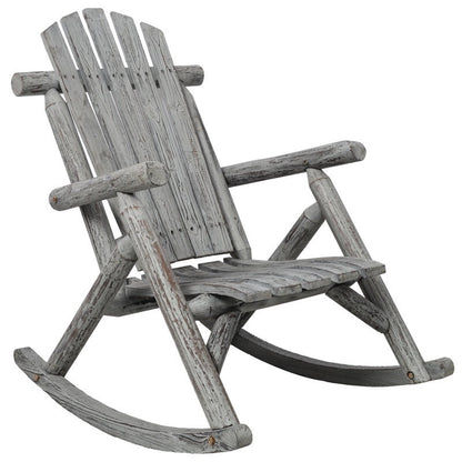 US Local Wooden Porch Rocking Chair, Durable Wooden Porch Rocking Chair, Cedar Rocking Chair