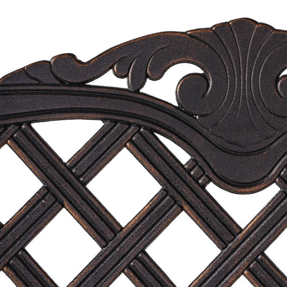 US Local CAST ALUMINUM BAR STOOL