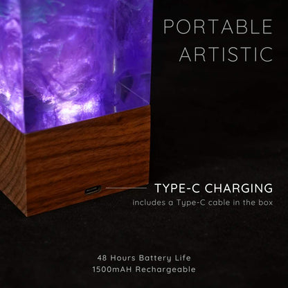 US Local Galaxy Cube - Purple Handcrafted Ambient Lamp