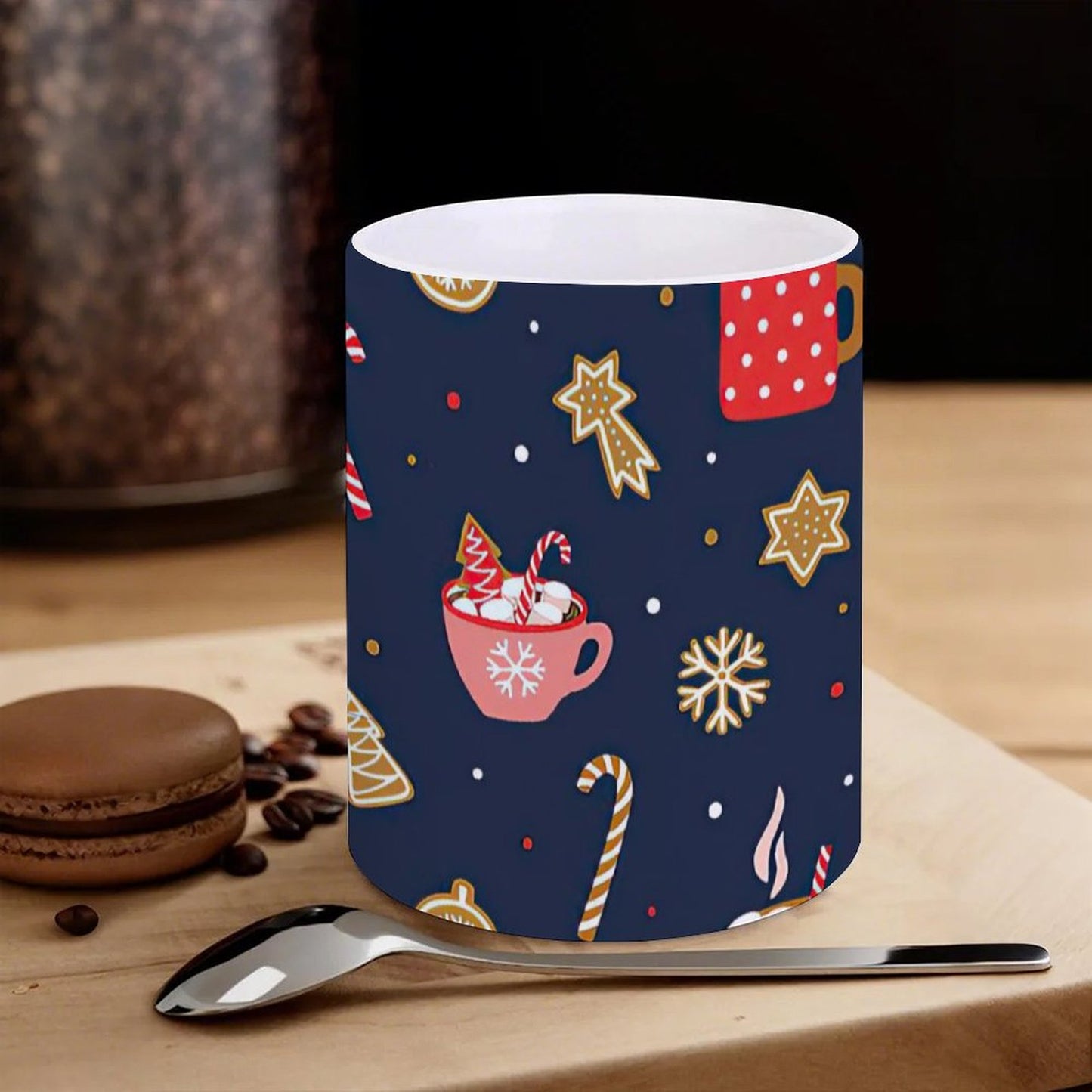 POD US Local White mug with full print, Christmas Gifts 0082