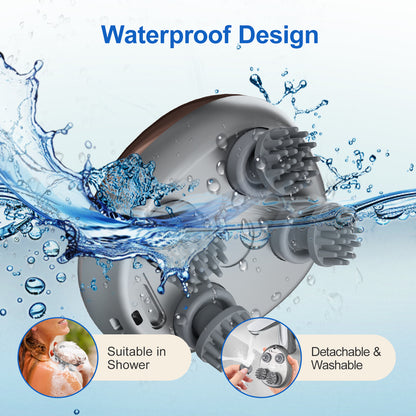 US Local Hair Relaxation Tool 3D Massage Comb Smart Scalp Massager Relieves Fatigue Essential For Home And Office Rechargeable Massager