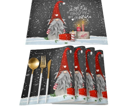 Christmas Placemat Non-slip Heatproof Placemat
