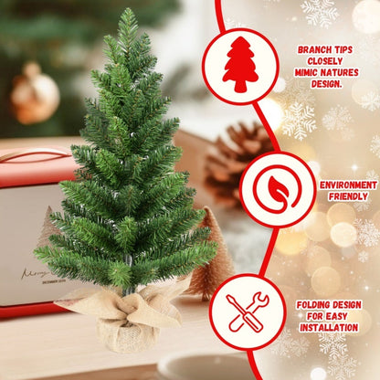 US Local 2ft PVC Desktop Tree -Set Of 2