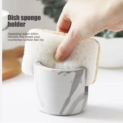 US Local Diatom Mud Sponge Rack Kitchen & Bathroom Sink Caddy For Sponges Scrubbers