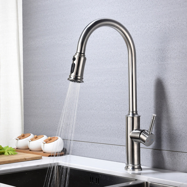 US Local Pulling Nozzle Kitchen Faucet