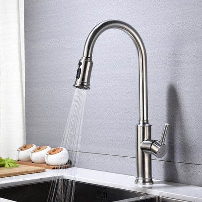 US Local Pulling Nozzle Kitchen Faucet