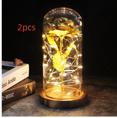 Little Prince Rose Glass Cover