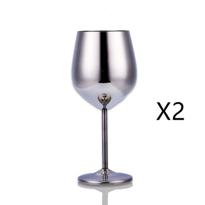 US Local Stainless steel wine glass
