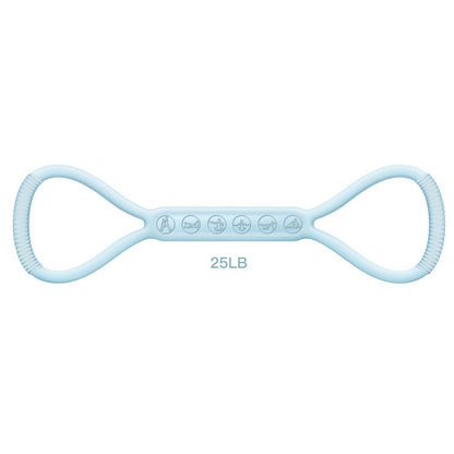 US Local Eight-character Chest Expander Open Back Fitness Women's Stretch Strap Elastic Band