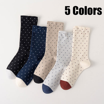 US Local 5 Pairs Women Cute Soft Socks Crew Lightweight Deodorant And Breathable Above Ankle Casual Dress Sock For Ladies Bootie Trouser For Outdoor Sports Riding