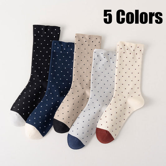 US Local 5 Pairs Women Cute Soft Socks Crew Lightweight Deodorant And Breathable Above Ankle Casual Dress Sock For Ladies Bootie Trouser For Outdoor Sports Riding