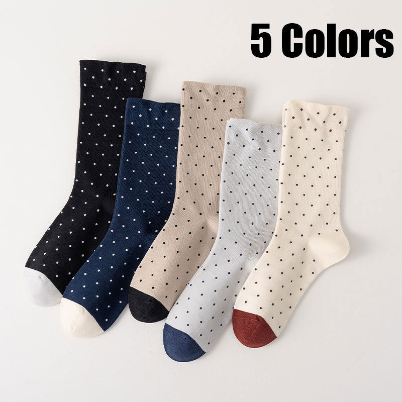 US Local 5 Pairs Women Cute Soft Socks Crew Lightweight Deodorant And Breathable Above Ankle Casual Dress Sock For Ladies Bootie Trouser For Outdoor Sports Riding