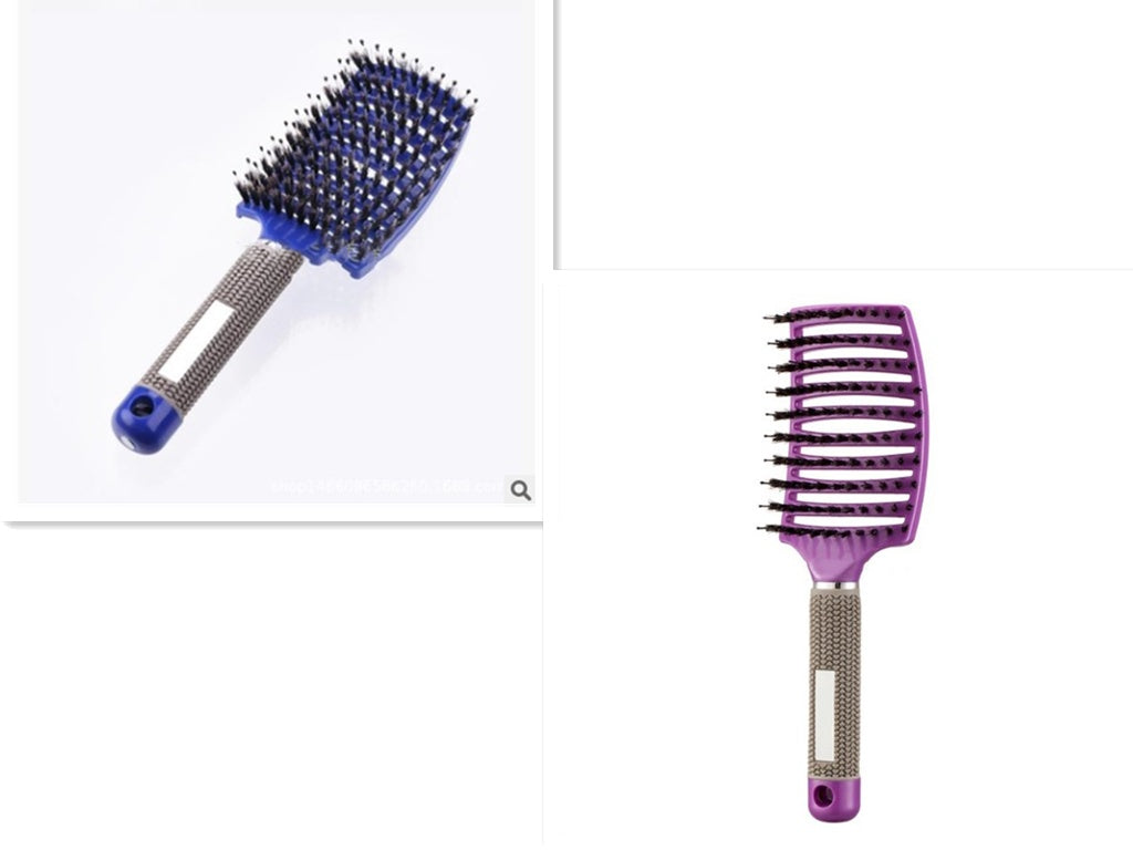 US Local Hairbrush Anti Klit Brushy Haarborstel Women Detangler Hair Brush Bristle Nylon Scalp Massage  Teaser Hair Brush Comb