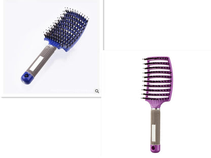 US Local Hairbrush Anti Klit Brushy Haarborstel Women Detangler Hair Brush Bristle Nylon Scalp Massage  Teaser Hair Brush Comb