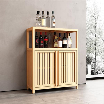 US Local Large Capacity Bamboo Storage Cabinet