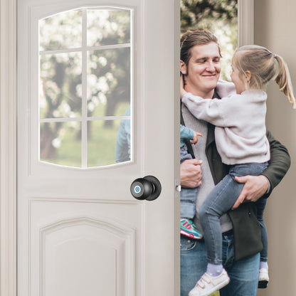 US Local VEVOR Smart Door Knob, Biometric Door Lock Bluetooth Smart Lock, Fingerprint Smart Lock With APP Control, Easy Installation Door Lock, For Home Bedrooms, Cloakroom, Hotels, Apartments Offices, Black