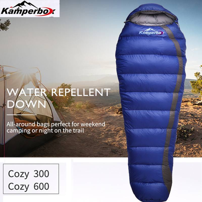 US Local Kamperbox Sleeping Bag Winter Low-temperature Down Sleeping Bag Camping