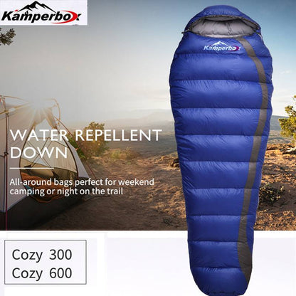 US Local Kamperbox Sleeping Bag Winter Low-temperature Down Sleeping Bag Camping