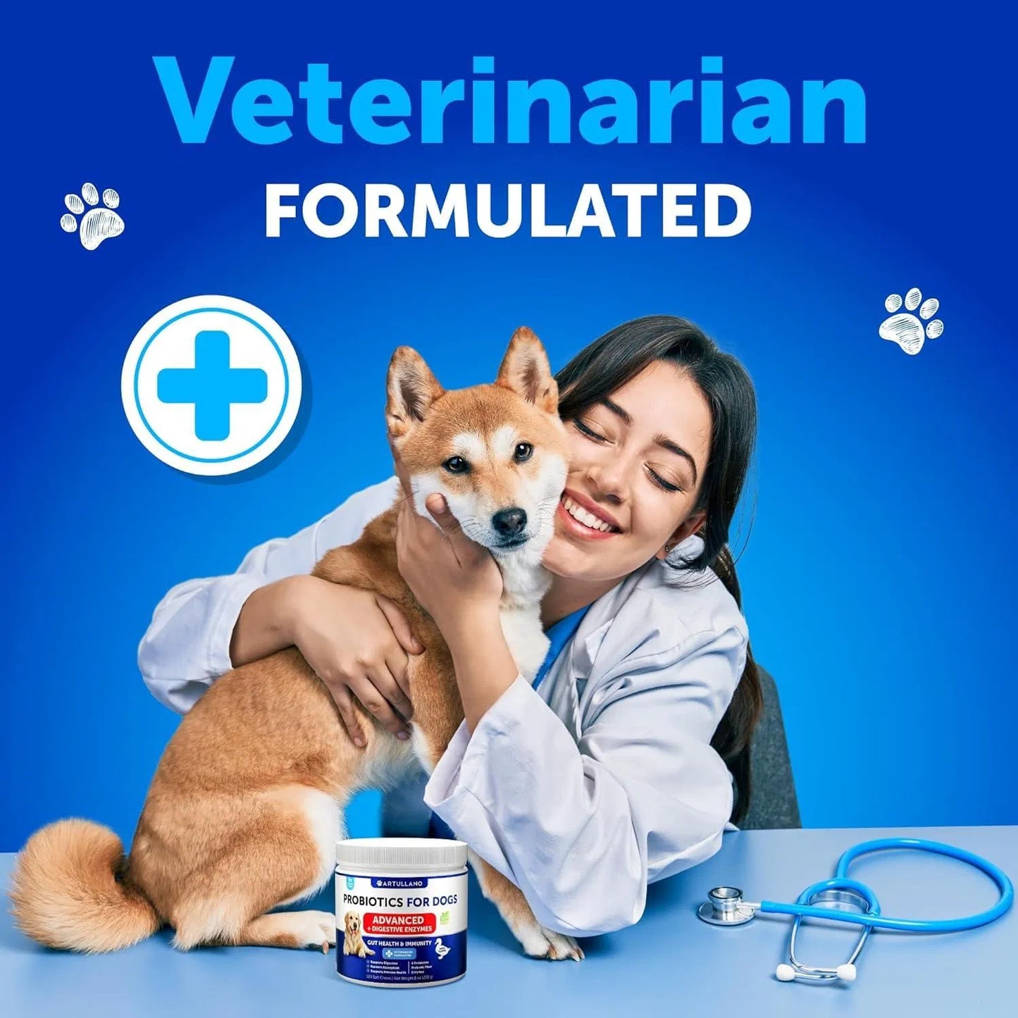 US Local Probiotics For Dogs Support Gut Health Itchy Skin Allergies Immunity Yeast Balance Dog Probiotics And Digestive Enzymes With Prebiotics Reduce Diarrhea Gas 180 Probiotic Chews For Dogs