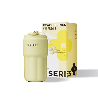 Vacuum Cup Large Capacity Straw Coffee Portable Cup