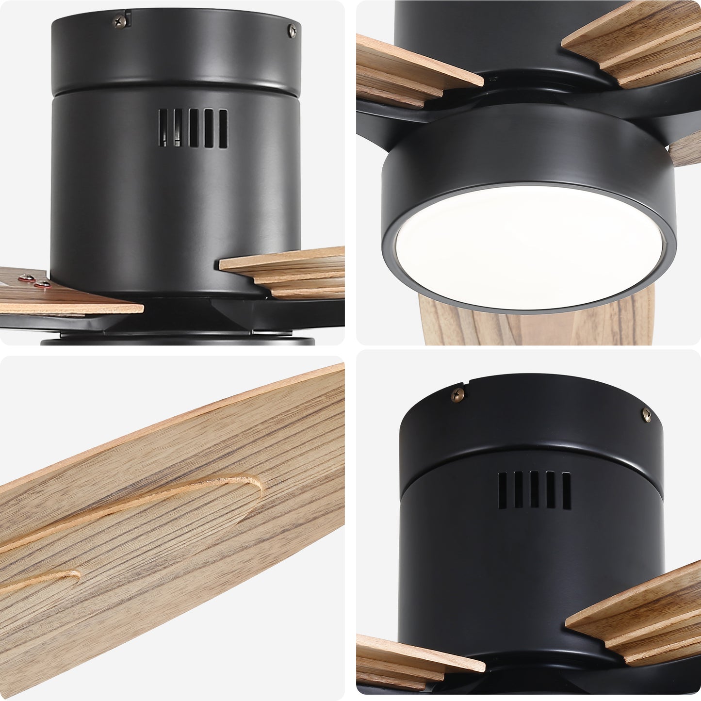 US Local Metal And Wood Ceiling Fans